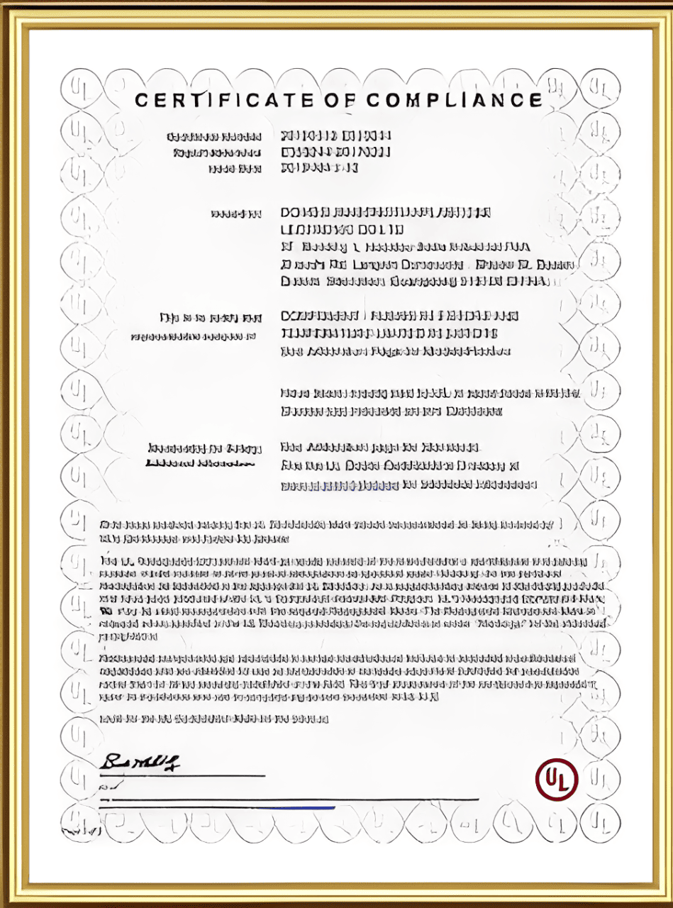 UL Certificate