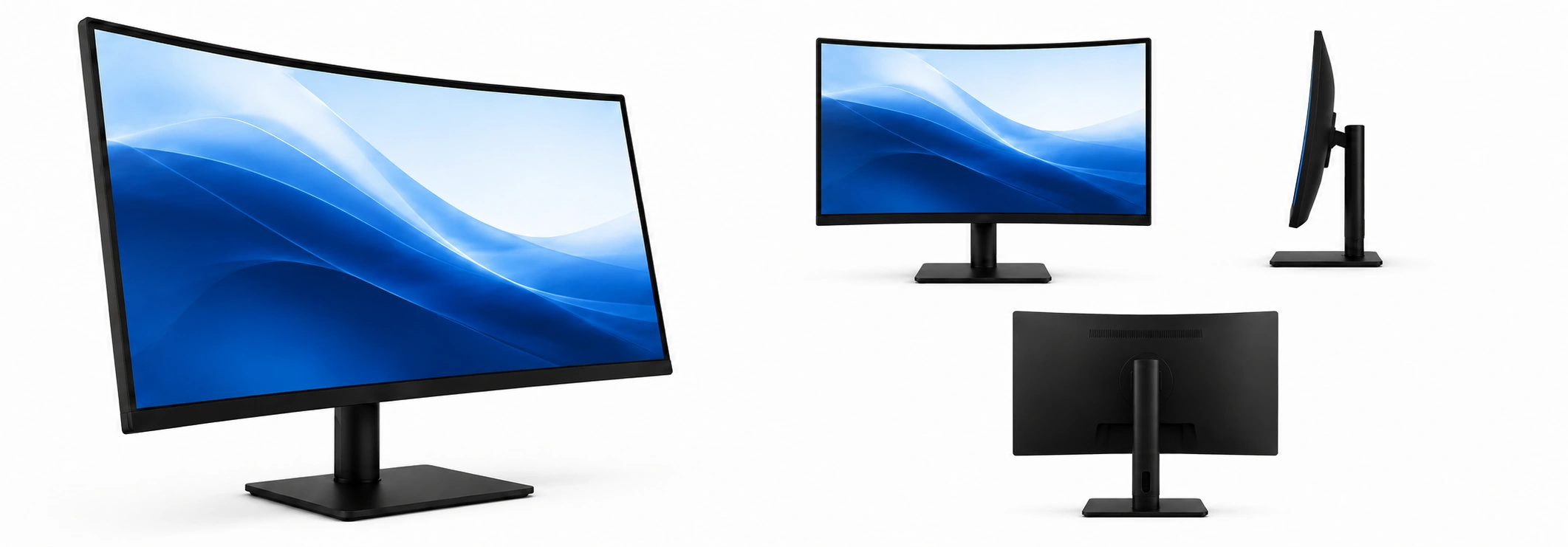 J-Type Curved Touch Monitor