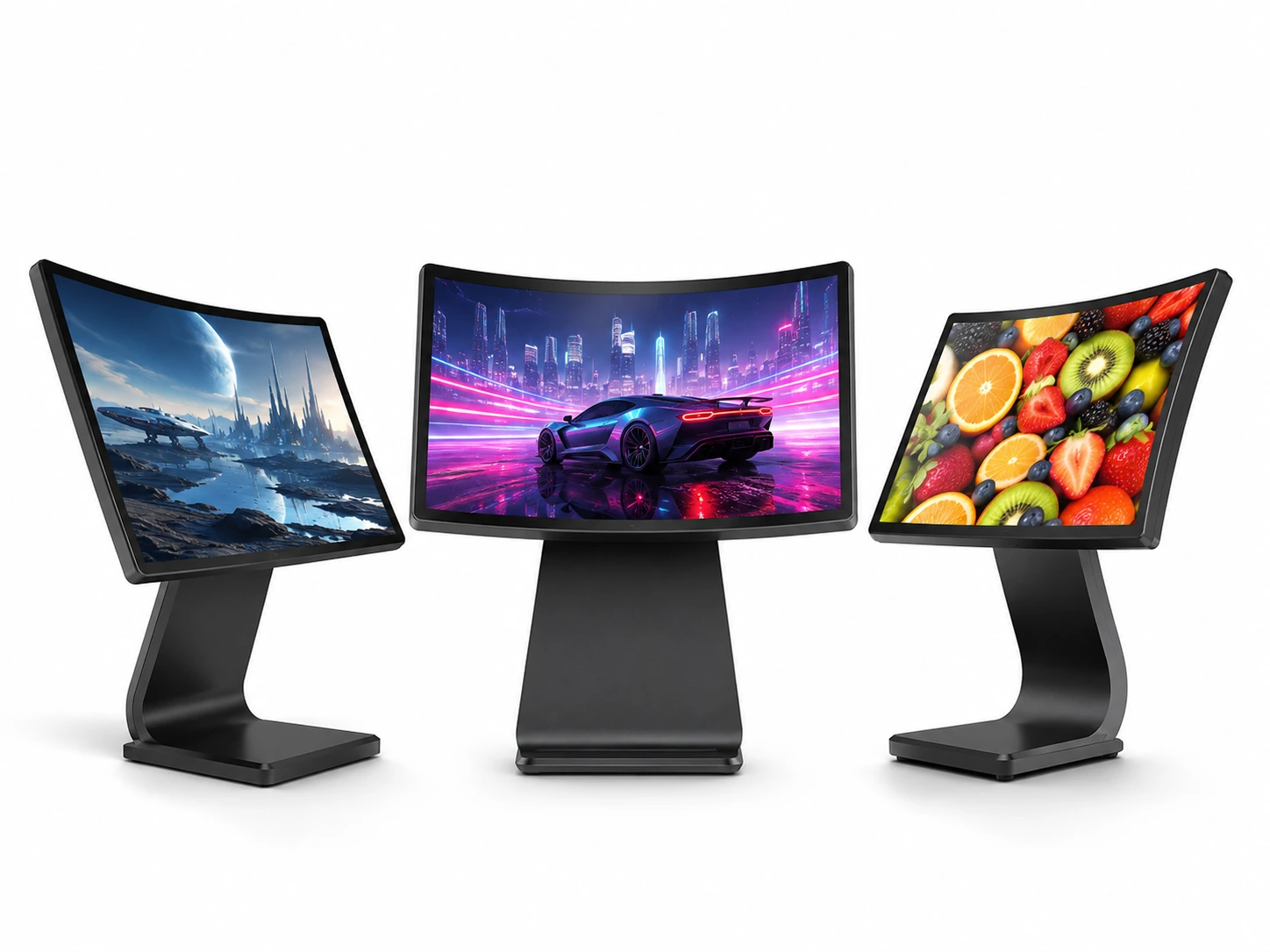 Curved Touch Monitors