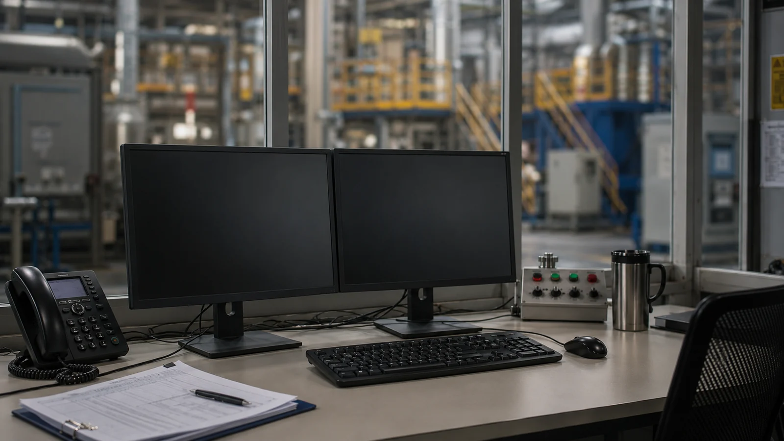 HMI SCADA Workstation Display
