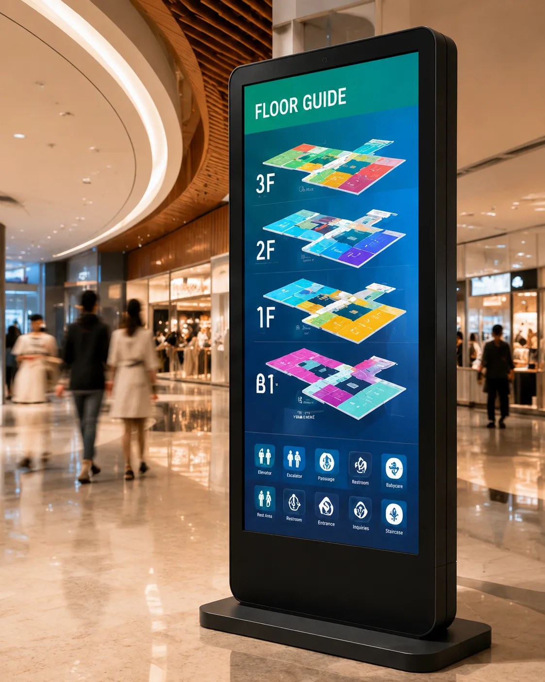 Floor-Standing Digital Signage