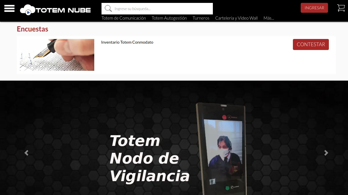Totem Nube official website homepage