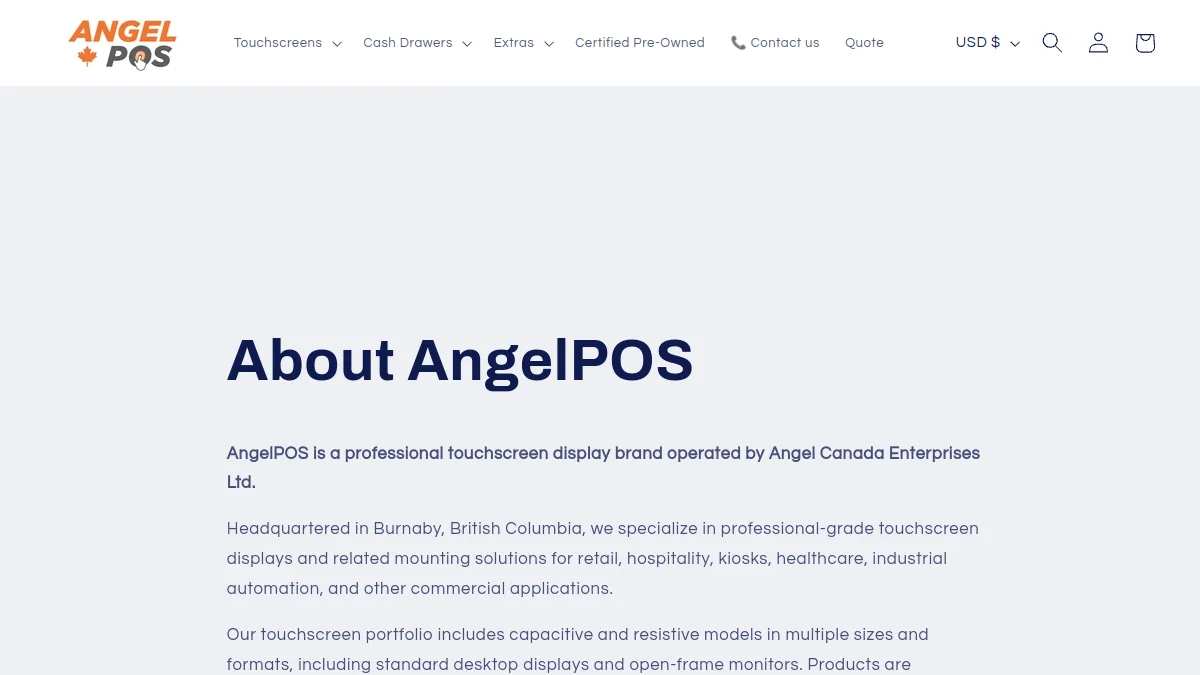 Angel Canada official website
