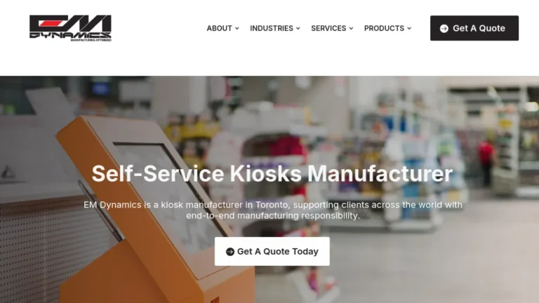 Top 8 Touch Screen, Kiosk and Interactive Display Manufacturers and Suppliers Serving Canada (2026 Guide)