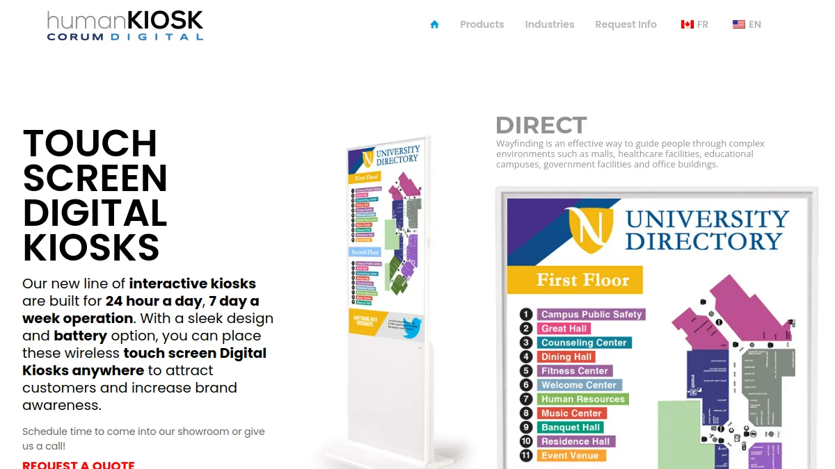 HumanKIOSK official website