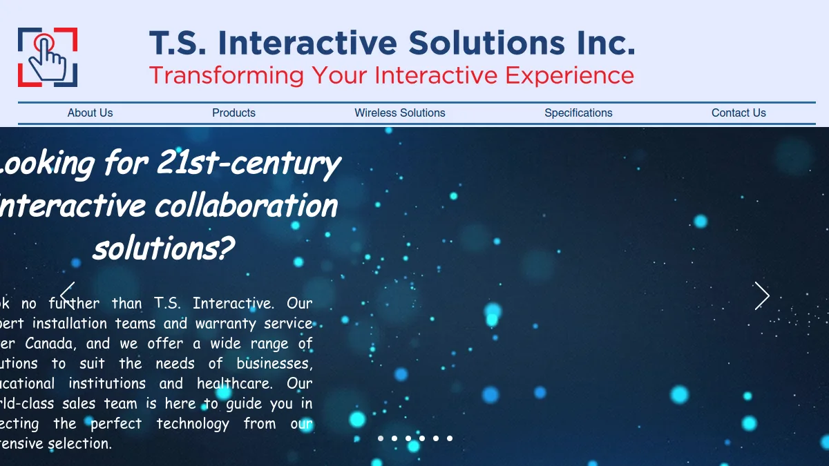 T.S. Interactive Solutions Inc. official website