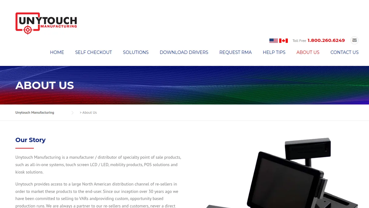 Unytouch Manufacturing official website