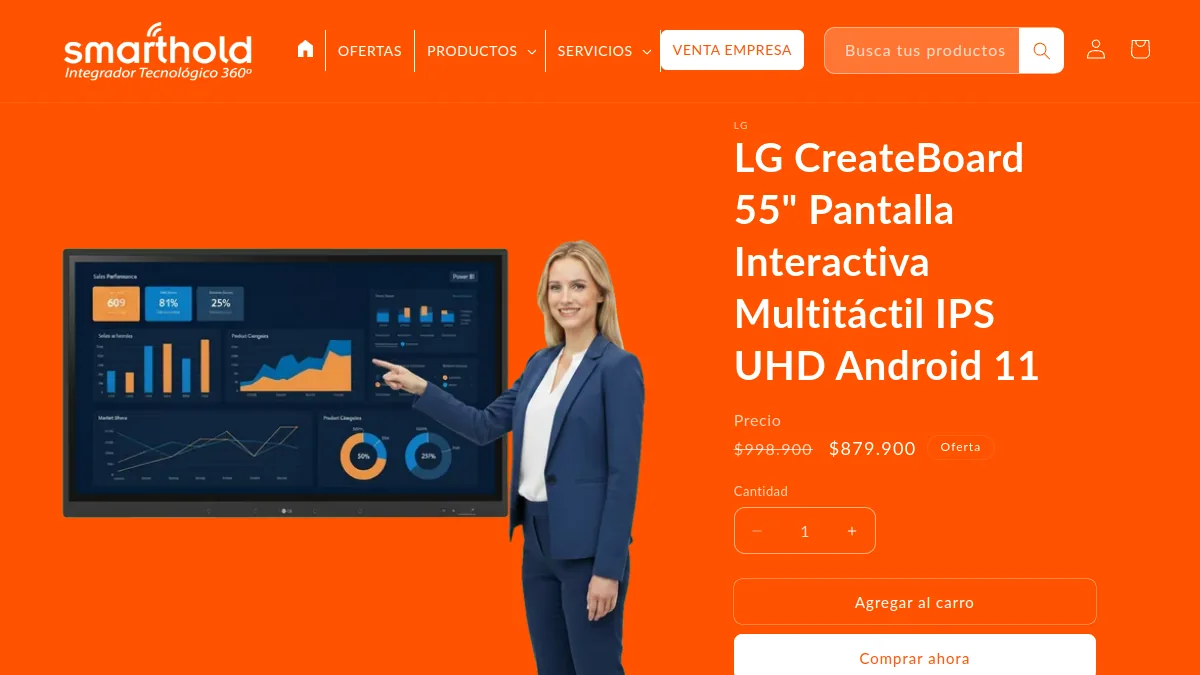 Smarthold official website homepage