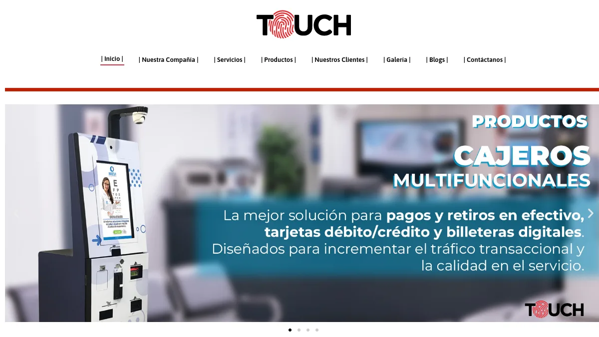 Touch Colombia official website