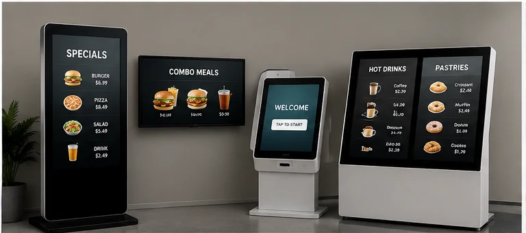 configurable kiosk formats