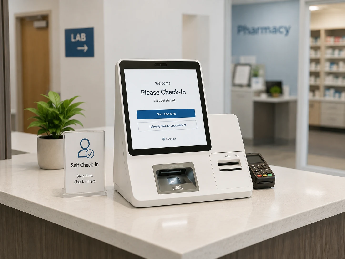 Desktop Patient Check-In Kiosk