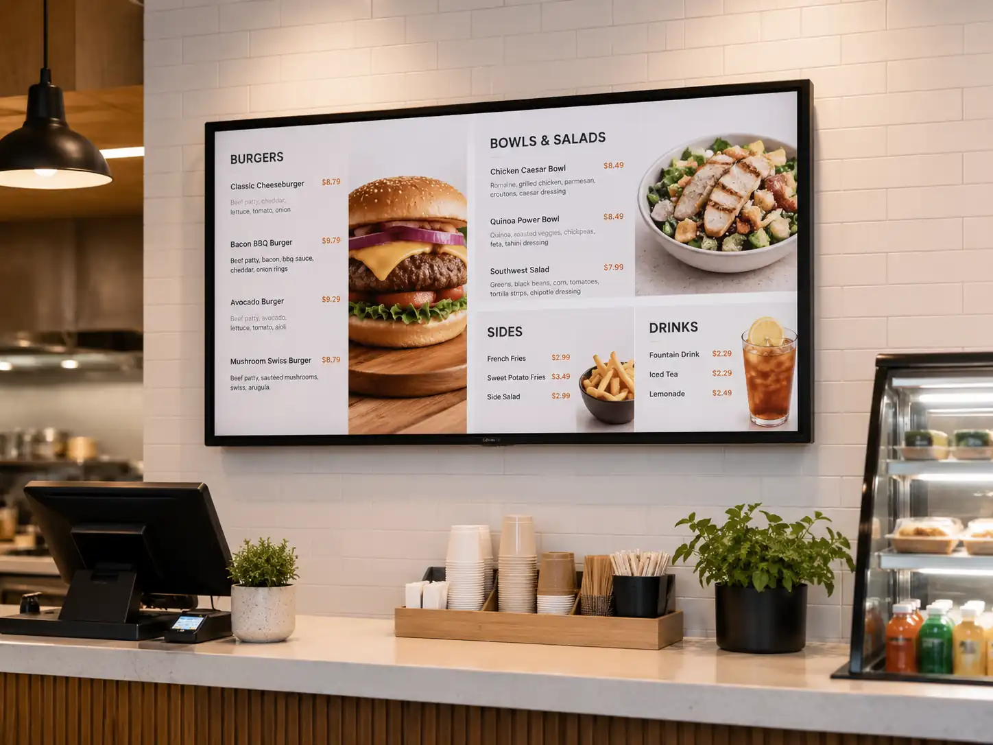 55-inch reference commercial display