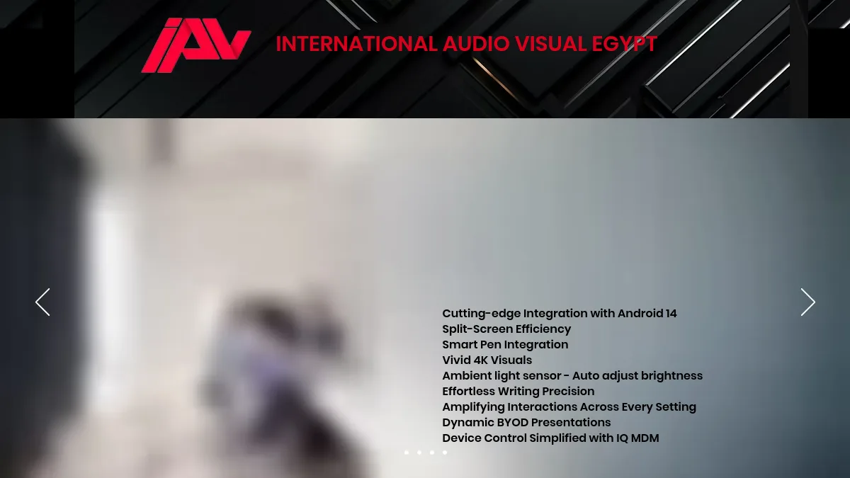 International Audio Visual Egypt (IAV Egypt) official website
