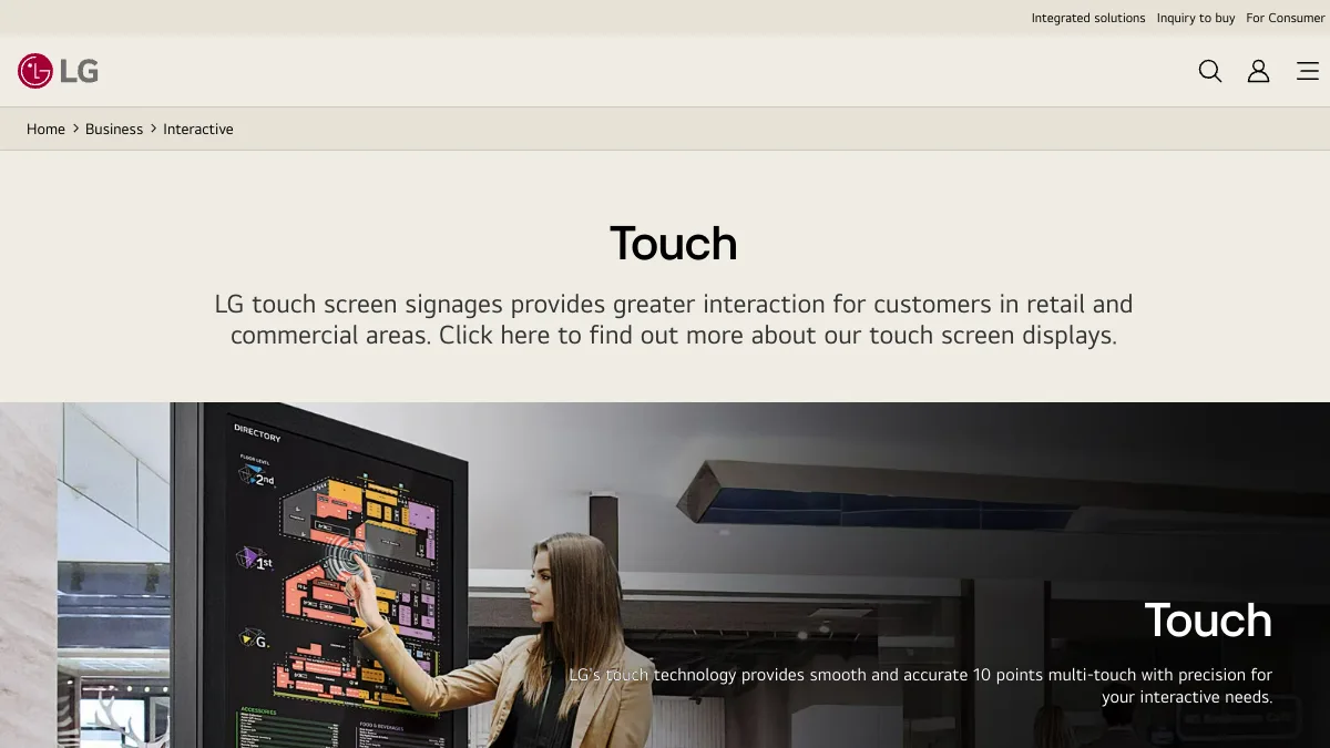 LG Electronics Egypt official website