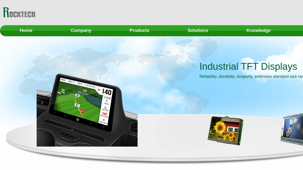 Rocktech Displays Limited official website