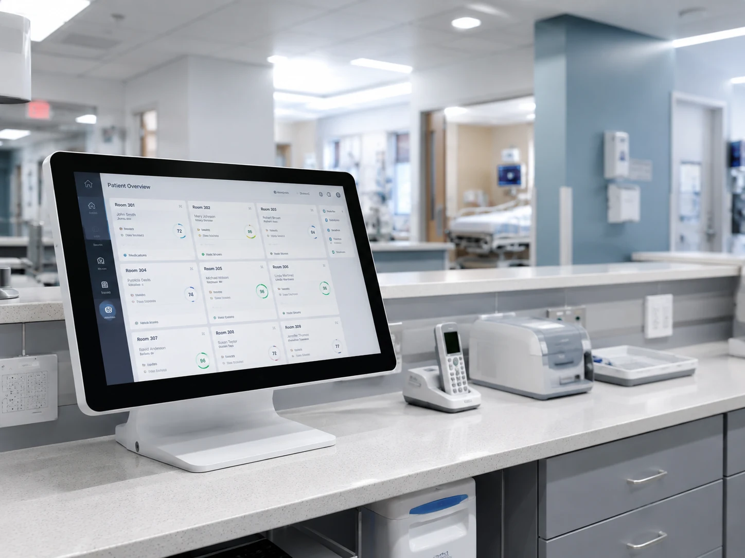 Hospital Workstation Display