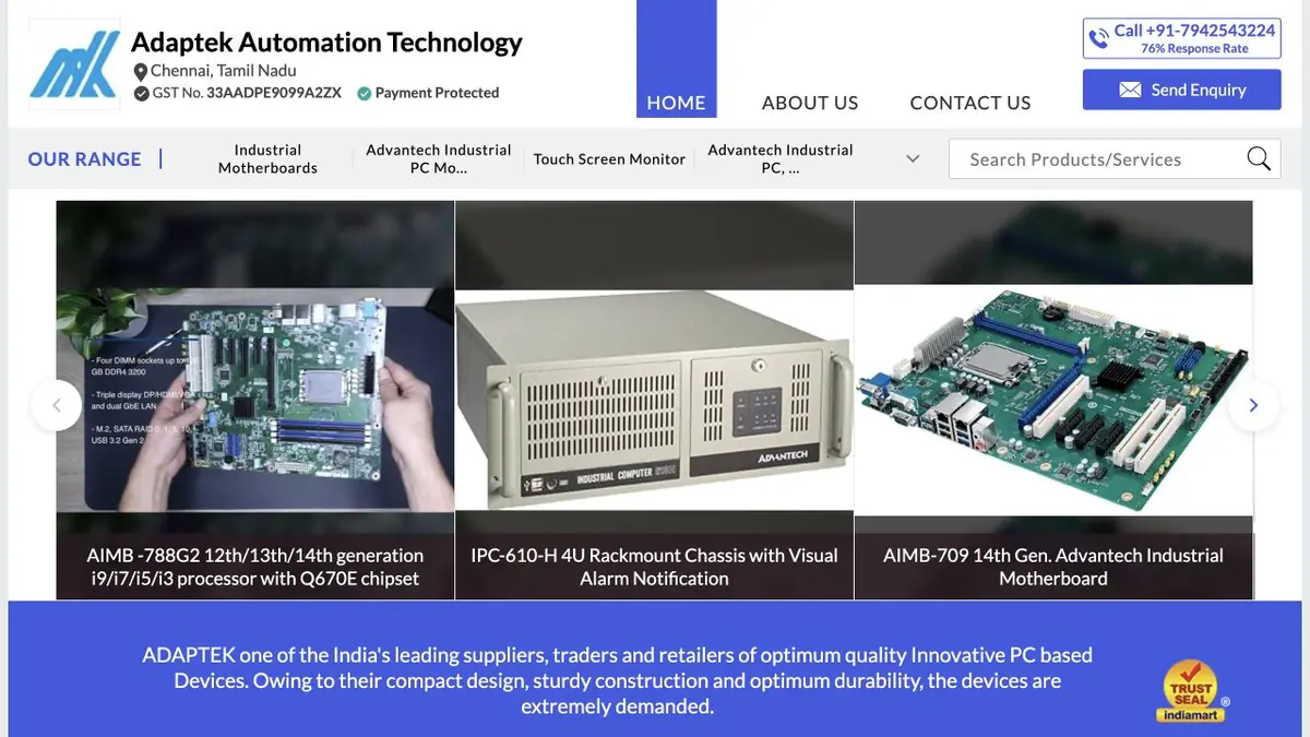 Adaptek Automation Technology official homepage