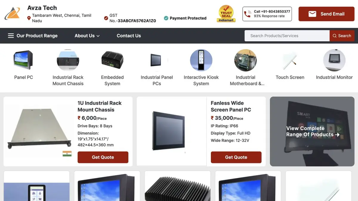 Avza Tech official homepage