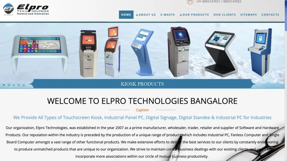 Elpro Technologies official homepage