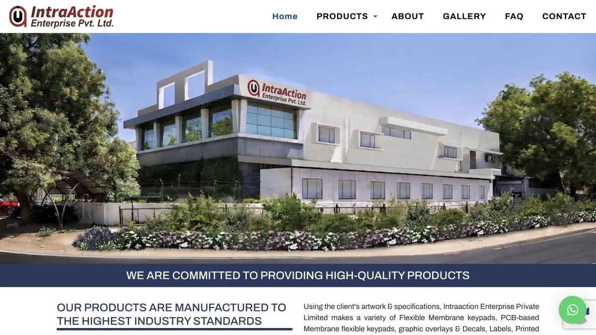 Intraaction Enterprise official homepage