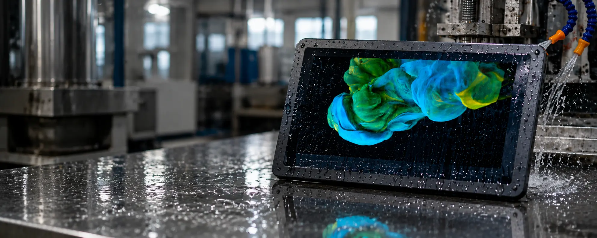 Enclosed Industrial Touch Monitor
