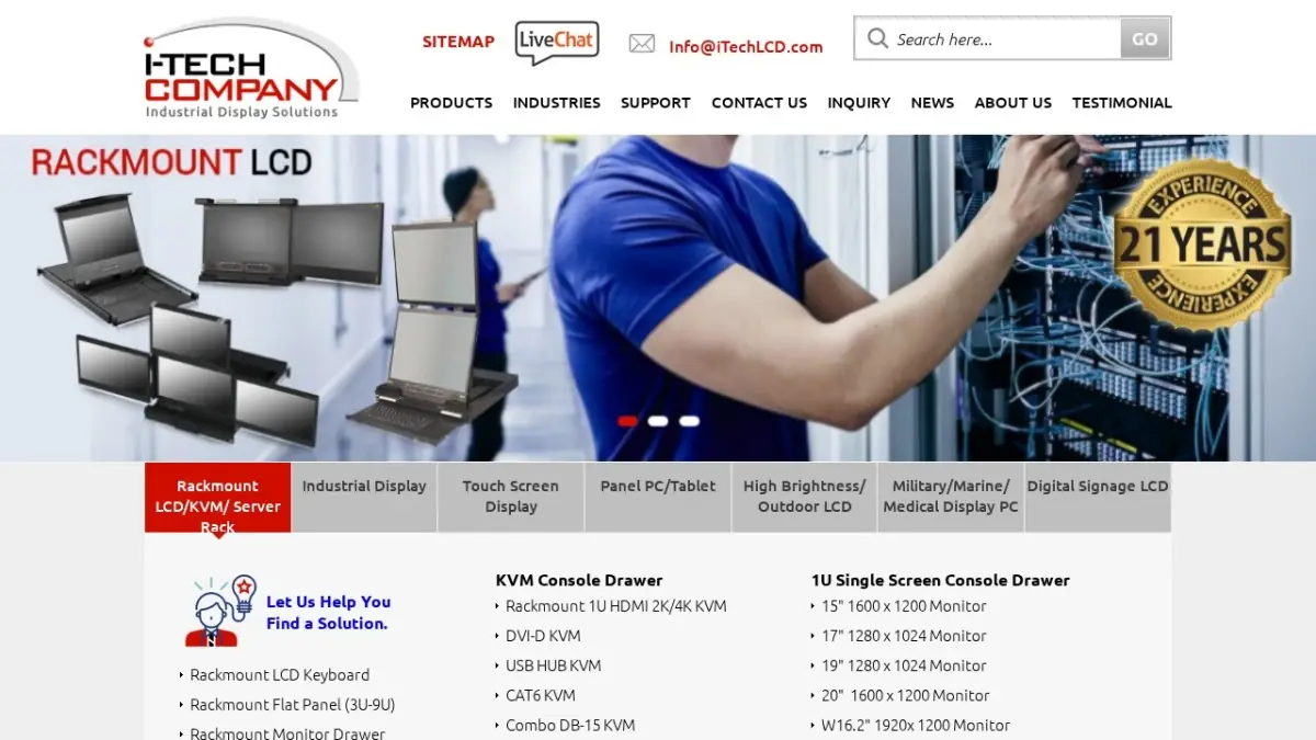 iTech Company official website screenshot
