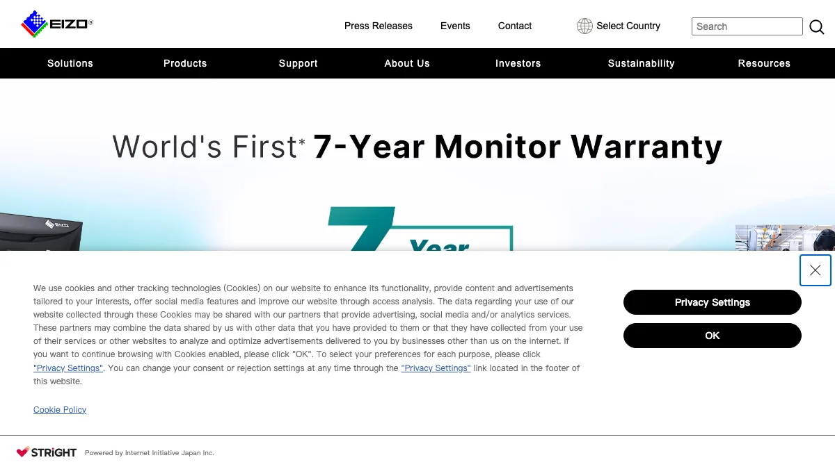 EIZO Corporation official website