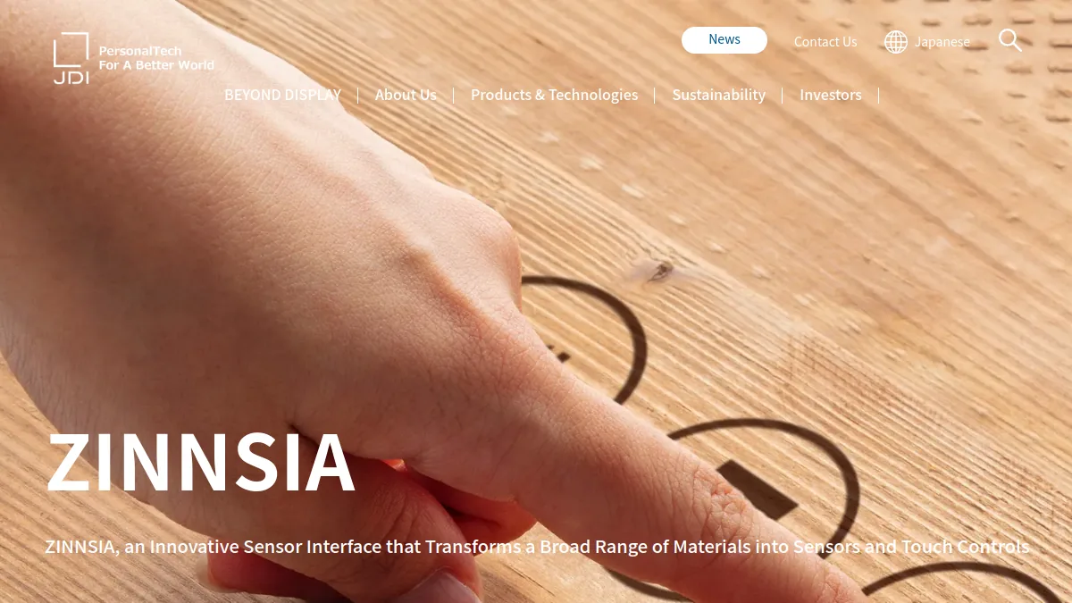 Japan Display Inc. (JDI) official website