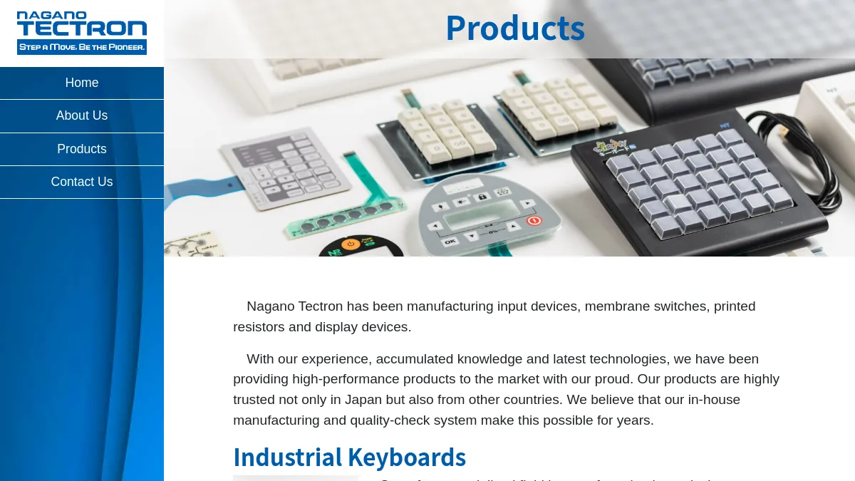 Nagano Tectron Co., Ltd. official website