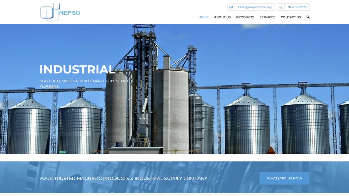 Nepso Engineering Sdn Bhd official website homepage