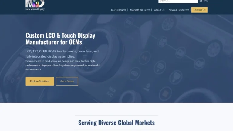 Top 8 Touch Screen Manufacturers and Suppliers Serving Malaysia (2026 Guide)