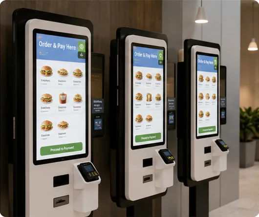 Interactive menu browsing display