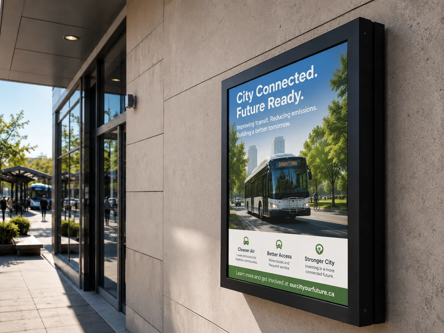 Outdoor Wall Mounted Digital Signage