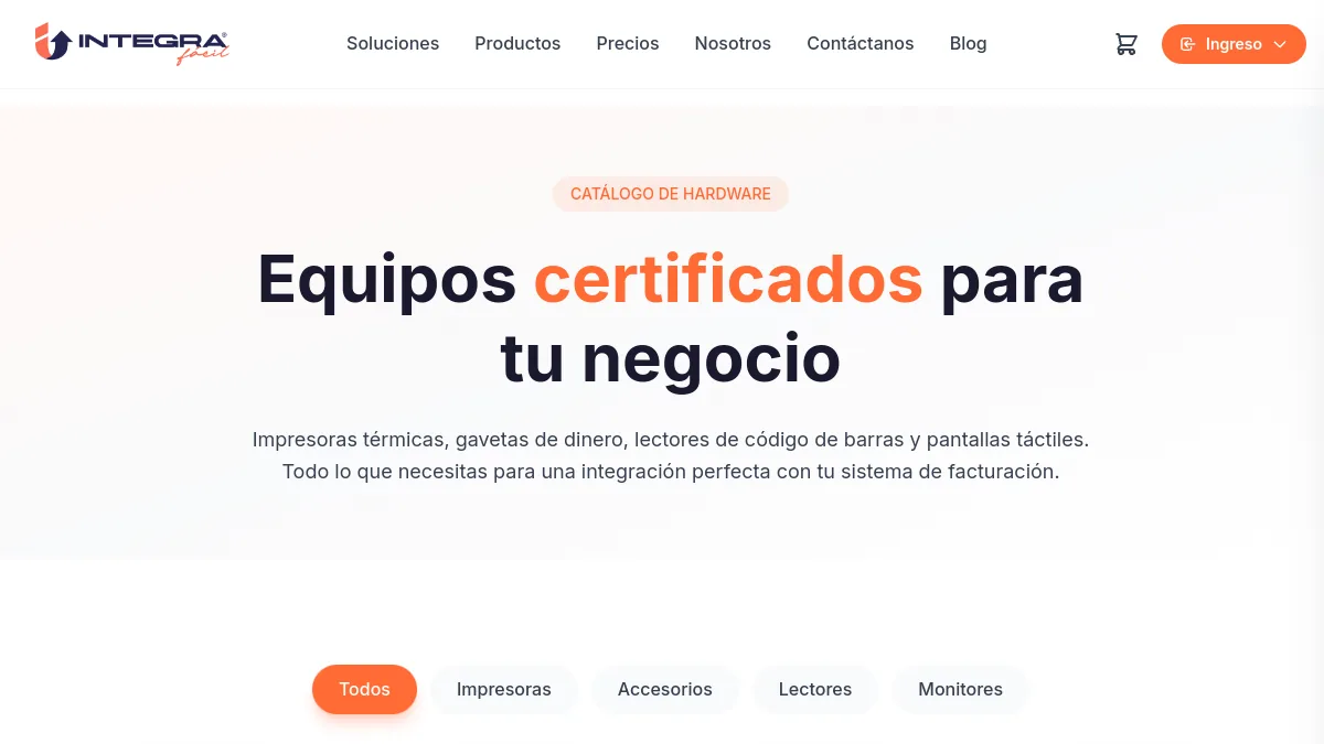Integra Fácil official website