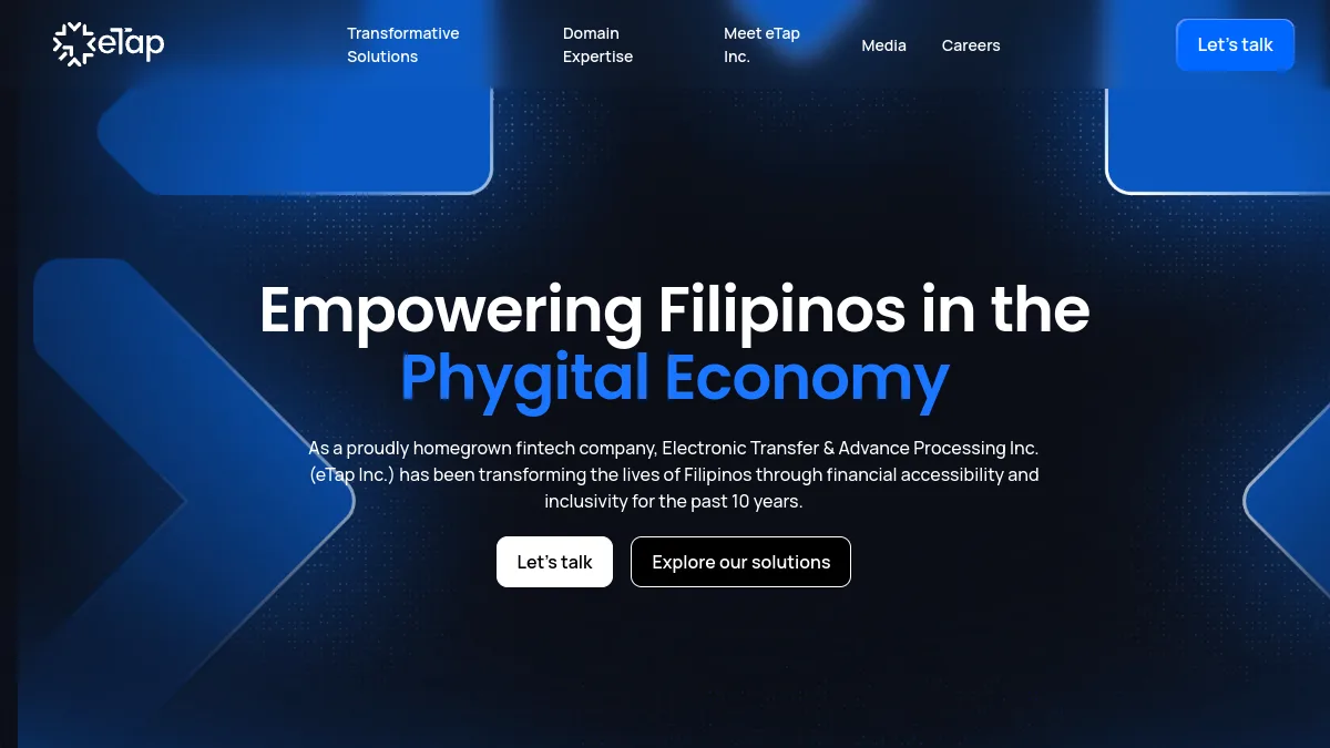 eTap Inc. official website