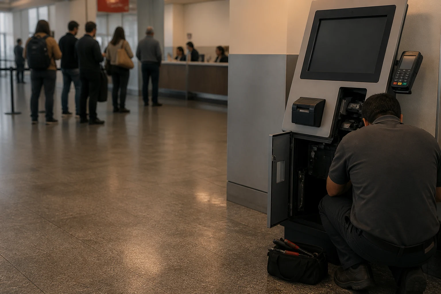 Traditional counter queues