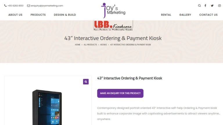 Top 8 Touch Screen, Kiosk and Interactive Display Manufacturers and Suppliers Serving Singapore (2026 Guide)