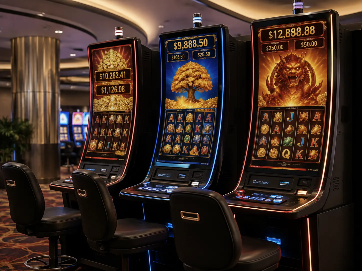 Main Slot Machine Screen