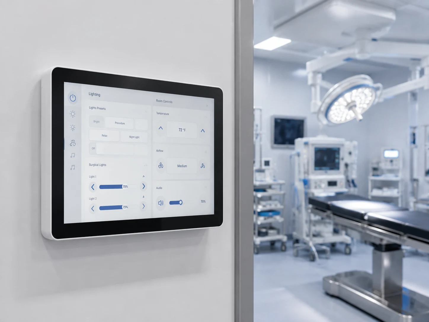 Surgical Room Control Panel