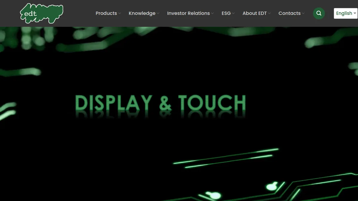 Emerging Display Technologies (EDT) official website