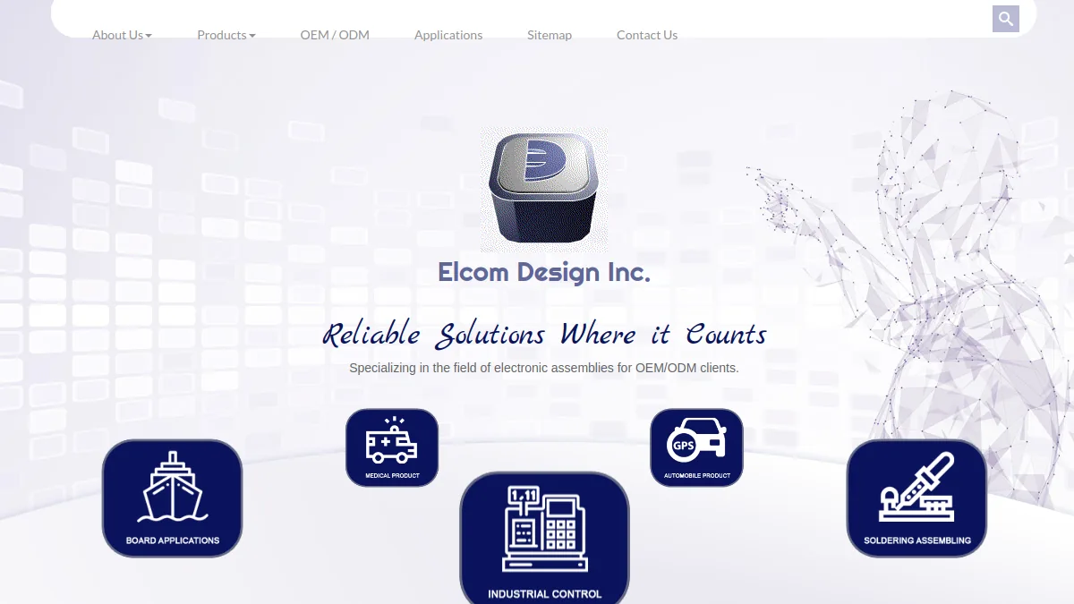 Elcom Design Inc. official website