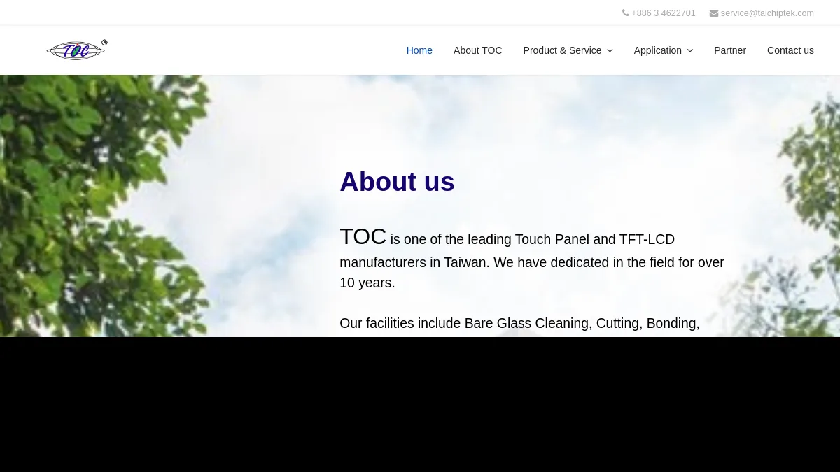 Taichiptek Optoelectronics Co., Ltd. official website
