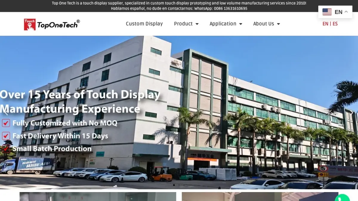 Top One Tech official website screenshot