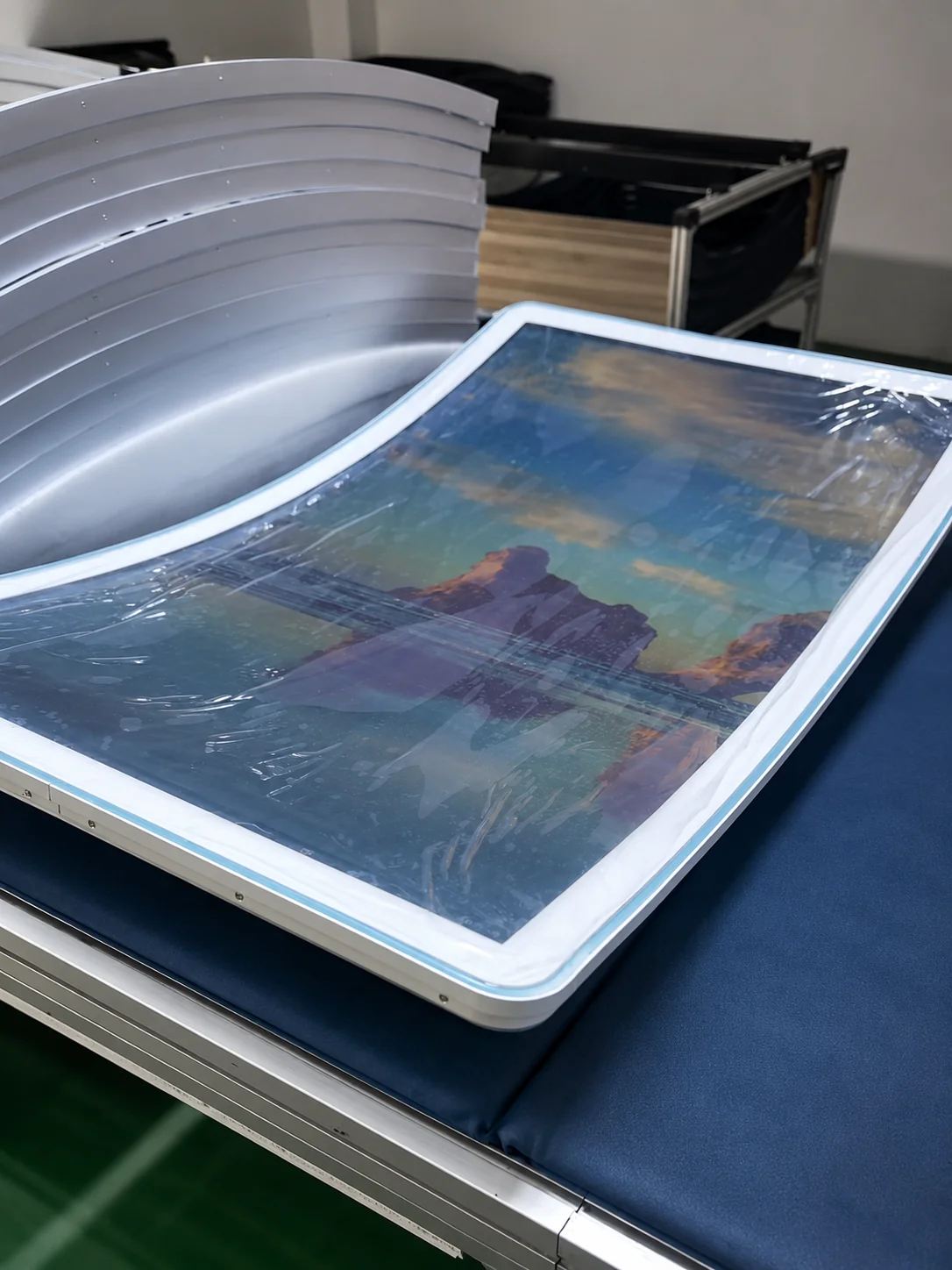 Curved Touchscreen Displays