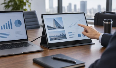 14 inch business portable touchscreen monitor