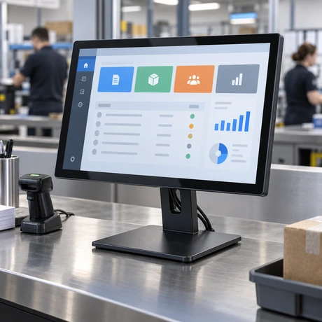 23.8-inch capacitive LCD touchscreen monitor