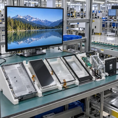 Comparison of PCAP and resistive touch with enclosed and open-frame mounting