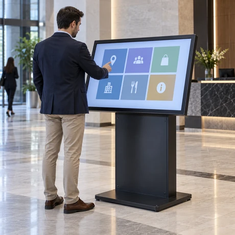 43-inch capacitive LCD touchscreen monitor