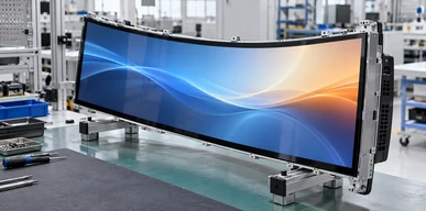 Curved Interactive Touchscreen Monitors