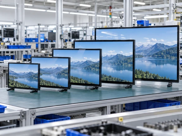 Standard flat capacitive touchscreen monitor with metal housing